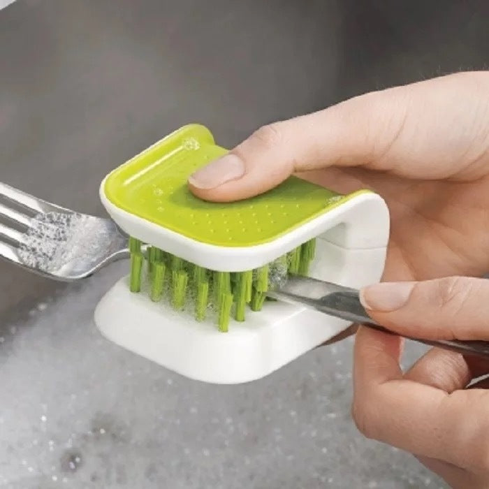 U-Shaped Knife And Cutlery Cleaner Brush