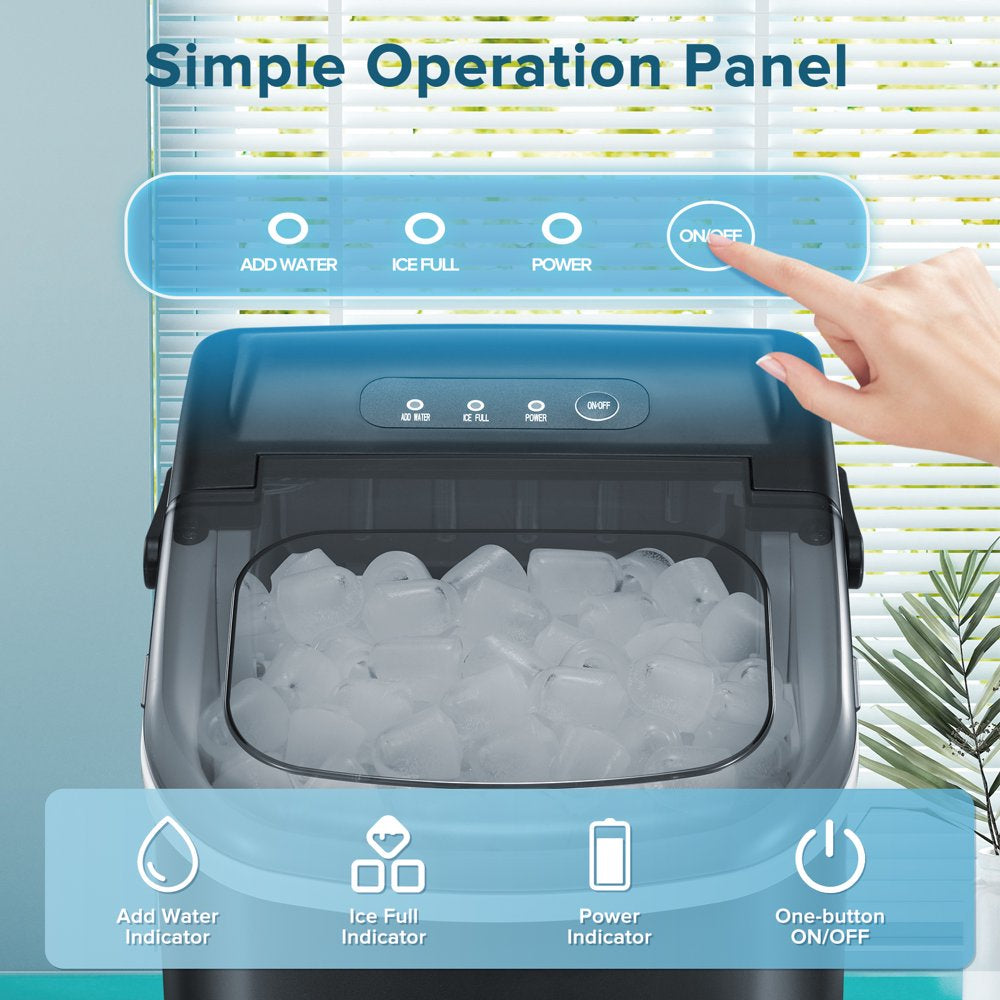 Portable Ice Machine One-Click Operation 