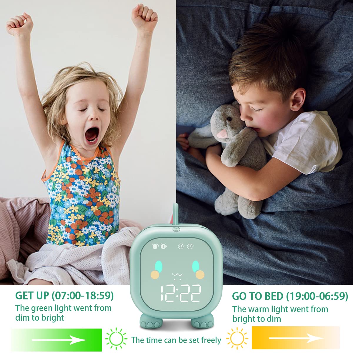 Digital Alarm Clock for Kids Bedroom