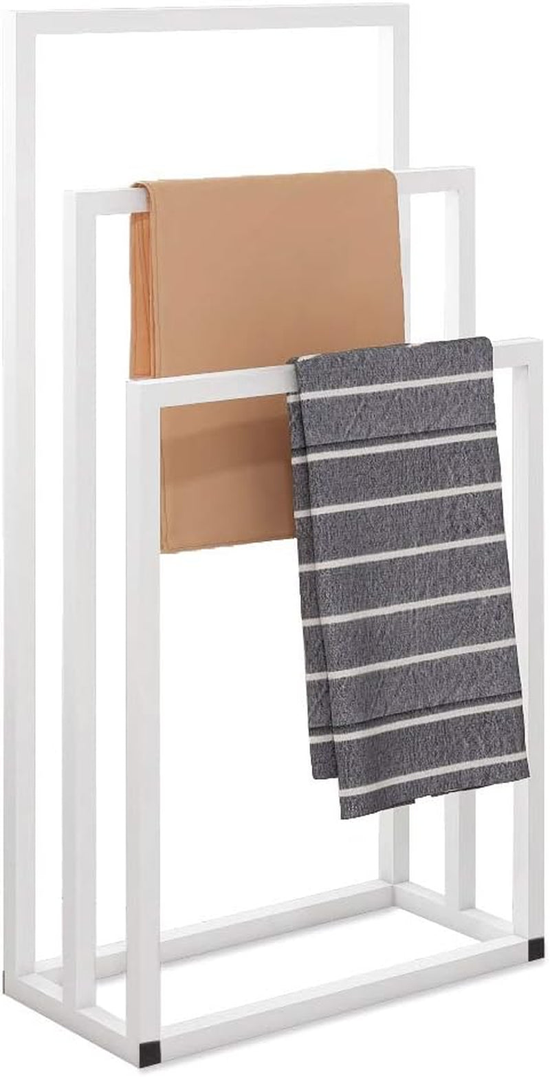  Freestanding Towel Racks for Bathroom 3 Bars 