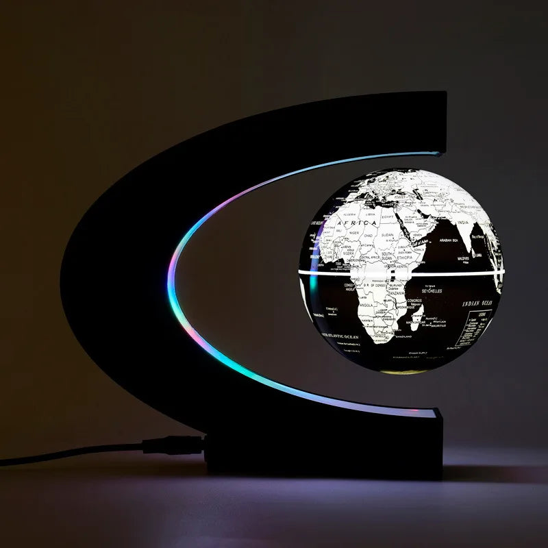  Magnetic Levitation Floating World Map Globe 