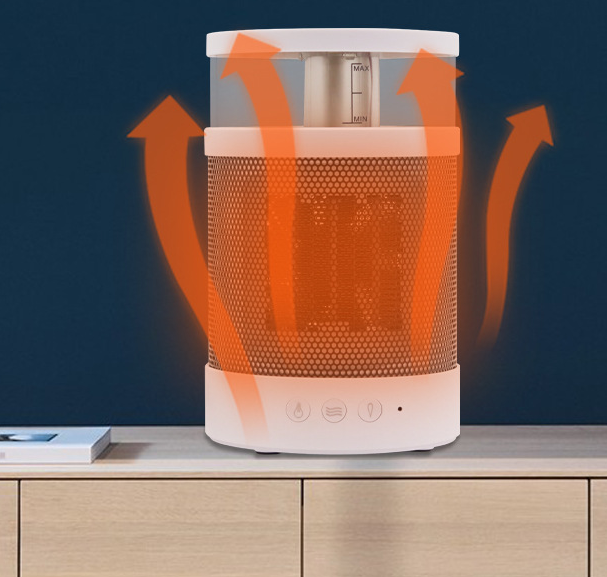 Space Heater with Air Humidifier