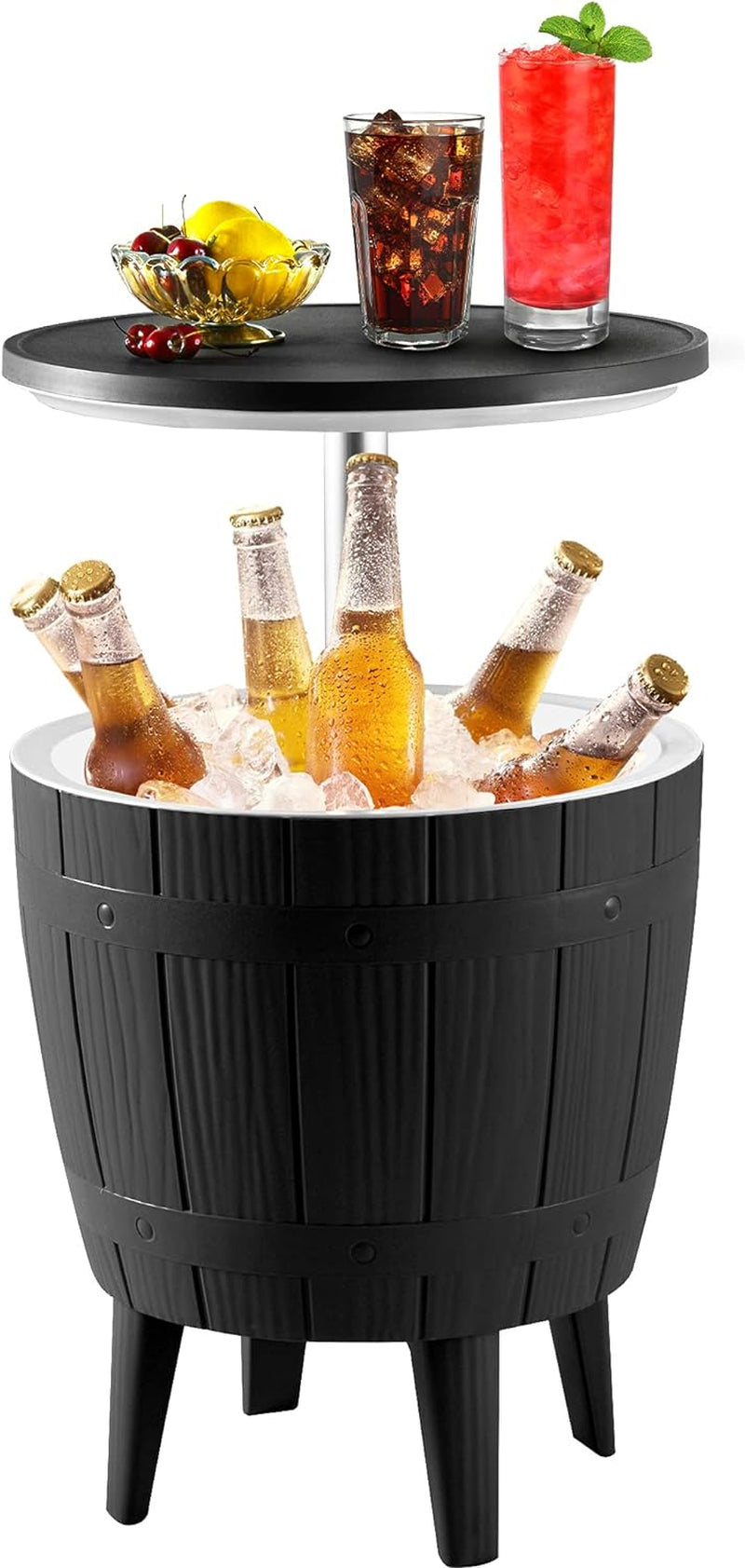  Portable Outdoor Beverage Ice Chest Cart